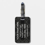 Étiquette À Bagage L'Américain irlandais enracine l'étiquette de (Dos Vertical)