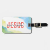 Étiquette À Bagage L'amour comme Jésus Inspirationnel Citation chréti (Devant horizontal)