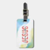 Étiquette À Bagage L'amour comme Jésus Inspirationnel Citation chréti (Devant Vertical)