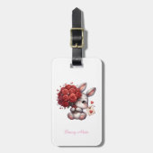 Étiquette À Bagage L'Amour de Bunny - (Devant Vertical)