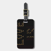 Étiquette À Bagage L'amour est (Devant Vertical)