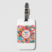 Étiquette À Bagage L'amour et l'autonomisation (Devant Vertical)