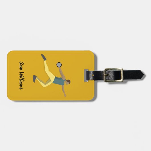 Étiquette À Bagage Lancement de Discus (Devant horizontal)