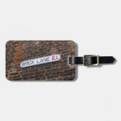 Étiquette À Bagage Lane en brique - Londres - Panneau de rue - Balise (Devant horizontal)