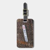 Étiquette À Bagage Lane en brique - Londres - Panneau de rue - Balise (Devant Vertical)