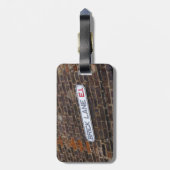 Étiquette À Bagage Lane en brique - Londres - Panneau de rue - Balise (Dos Vertical)