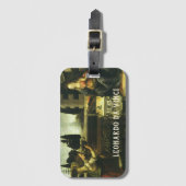 Étiquette À Bagage L'Annonciation du Seigneur de Léonard de Vinci (Devant Vertical)