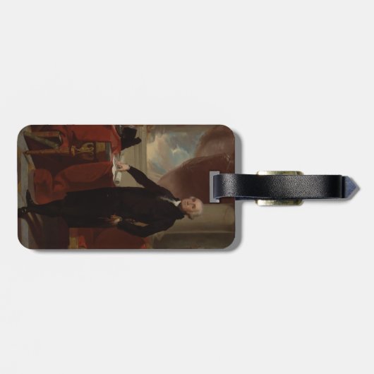 Étiquette À Bagage Lansdowne Portrait : Le président américain George (Dos horizontal)