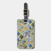 Étiquette À Bagage L'Antarctique - timbres-poste de pingouin (Devant Vertical)