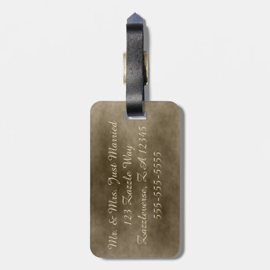 Étiquette À Bagage Lanternes d'ivoire (Dos Vertical)