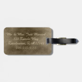 Étiquette À Bagage Lanternes d'ivoire (Dos horizontal)