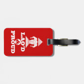 ÉTIQUETTE À BAGAGE LAO'D ET FIER (Dos horizontal)