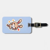 Étiquette À Bagage Lapin (Devant horizontal)