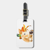 Étiquette À Bagage lapin (Devant Vertical)