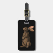 Étiquette À Bagage Lapin (Devant Vertical)