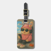 Étiquette À Bagage Lapin 02 Enfants (Devant Vertical)