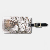 Étiquette À Bagage Lapin de neige (Devant horizontal)