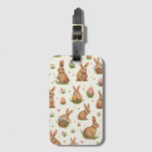 Étiquette À Bagage Lapin de Pâques (Devant Vertical)
