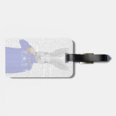 Étiquette À Bagage Lapin En Sweat 2 (Dos horizontal)