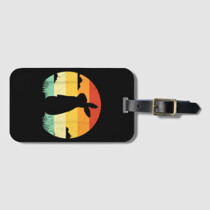 Étiquette À Bagage Lapin Retro Vintage 80s Style Bunny Lover