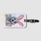 Étiquette À Bagage Lapins avec serviettes (Devant Horizontal)