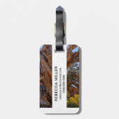 Étiquette À Bagage L'arbre sentinelle (Dos Vertical)