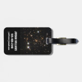 Étiquette À Bagage L'Arc Sunburst Dans Un Gros Cluster Galaxy (Dos horizontal)