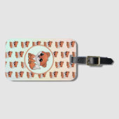 Étiquette À Bagage Lard renard (Devant Horizontal)