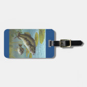 Étiquette À Bagage Largemouth Bass (Devant horizontal)