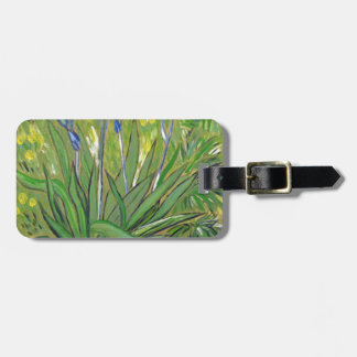 Étiquette À Bagage L'art de Van Gogh Iris, reproduction acrylique
