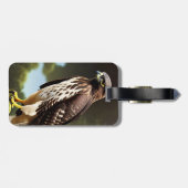 Étiquette À Bagage l'art du faucon (Dos horizontal)