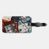 ÉTIQUETTE À BAGAGE L'ART DU LOUP DU SUD-OUEST (Dos horizontal)