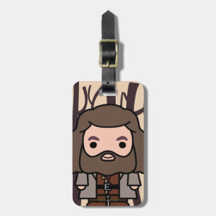 Étiquette À Bagage L'art du personnage de dessin animé d'Hagrid