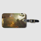 Étiquette À Bagage L'art Imaginaire de la librairie magique (Devant Horizontal)