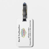 Étiquette À Bagage Las Vegas (Dos Vertical)