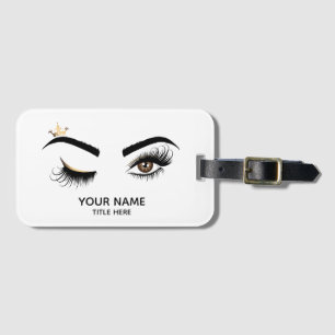 Étiquette À Bagage Lash Queen Wink Artiste maquillage oeil Lashes