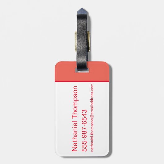 Étiquette À Bagage L'assistant d'Oz™ | Chemin d'accès à la suite (Dos Vertical)