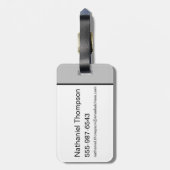 Étiquette À Bagage L'Assistant D'Oz™ | Et Ton Petit Chien Aussi (Dos Vertical)