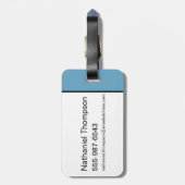 Étiquette À Bagage L'Assistant D'Oz™ | Je ne suis pas au Kansas (Dos Vertical)