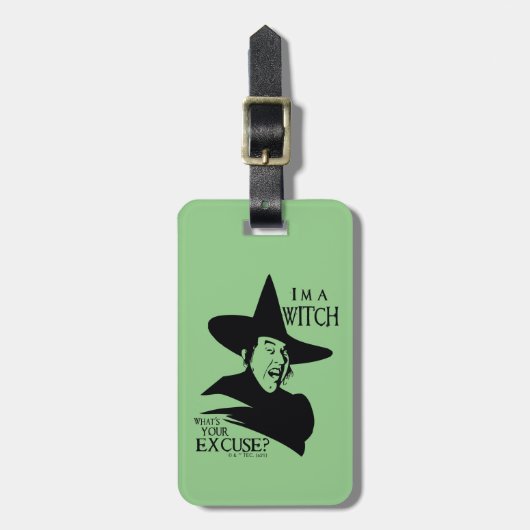 Étiquette À Bagage L'Assistant D'Oz™ | Je suis une sorcière (Devant Vertical)
