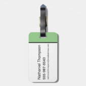 Étiquette À Bagage L'Assistant D'Oz™ | Je suis une sorcière (Dos Vertical)