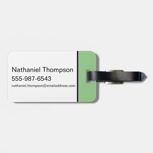 Étiquette À Bagage L'Assistant D'Oz™ | Je suis une sorcière (Dos horizontal)