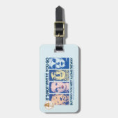 Étiquette À Bagage L'Assistant D'Oz™ | Qui Vous Rencontrez En Chemin (Devant Vertical)