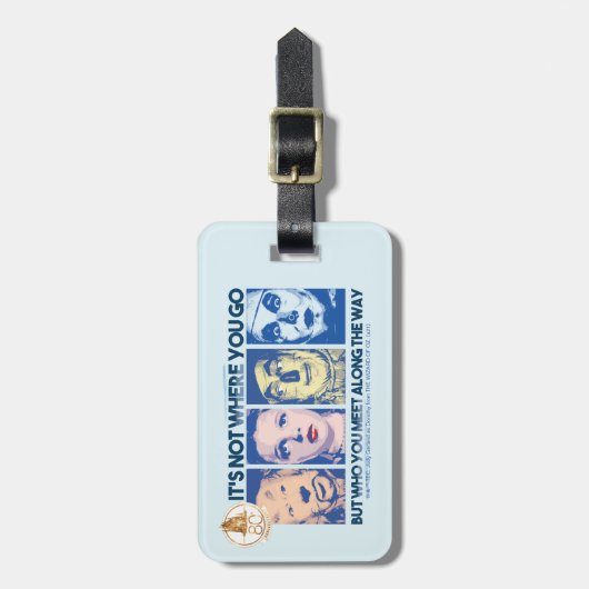 Étiquette À Bagage L'Assistant D'Oz™ | Qui Vous Rencontrez En Chemin (Devant Vertical)