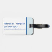 Étiquette À Bagage L'Assistant D'Oz™ | Qui Vous Rencontrez En Chemin (Dos horizontal)