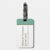 Étiquette À Bagage L'Assistant D'Oz™ | Storbook Yellow Brick Road (Dos Vertical)