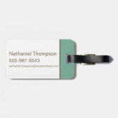 Étiquette À Bagage L'Assistant D'Oz™ | Storbook Yellow Brick Road (Dos horizontal)