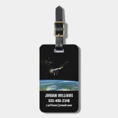 Étiquette À Bagage L'Atlas V541 Lance Le Véhicule En Orbite. (Devant Vertical)