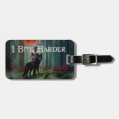 Étiquette À Bagage L'atmosphère mystique de SlipperyJoe à l'Halloween (Devant horizontal)