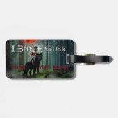 Étiquette À Bagage L'atmosphère mystique de SlipperyJoe à l'Halloween (Dos horizontal)